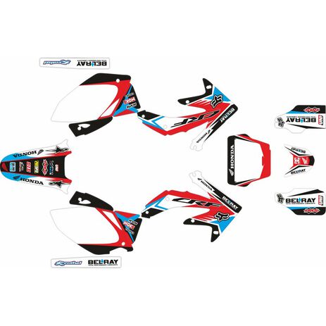 _Kit Autocollant Complète Honda CRF 450 R 07 Belray | SK-HCRF45007BE-P | Greenland MX_