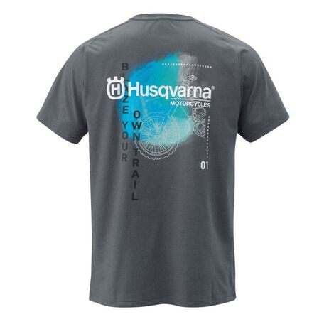 _Camiseta Husqvarna Remote Gris | 3HS240034000 | Greenland MX_