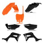 _Full Kit Plásticos Acerbis Honda CRF 110 F 19-21 Negro/Naranja | 0024606.209-P | Greenland MX_