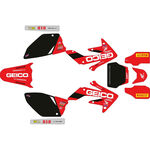 _Full Sticker Kit Honda CRF 250 R 04-05 Geico Edition | SK-HCRF250405GE-P | Greenland MX_