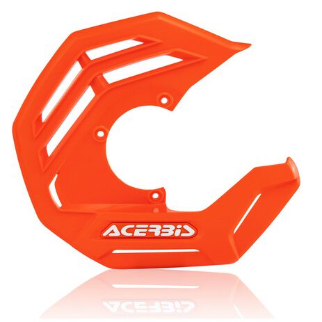_Protector Disco Delantero Acerbis X-Future Naranja Flúor | 0024328.011.016-P | Greenland MX_