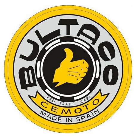 _Bultaco Vynil Sticker 5x5 cm | AD-BULTACO | Greenland MX_