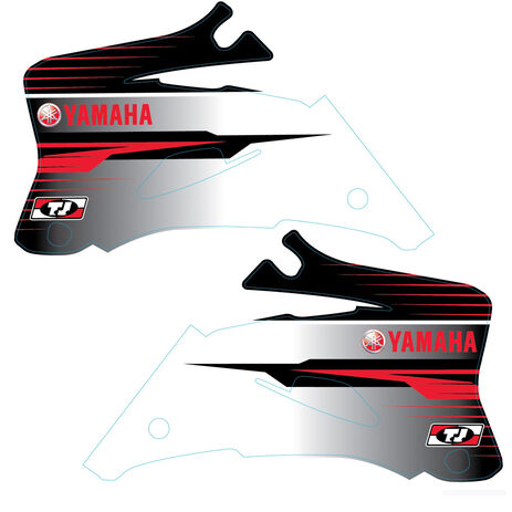 _Kit deco TJ Yamaha YZ 250/450 F 06-09 blanc | KYZF0609WT | Greenland MX_