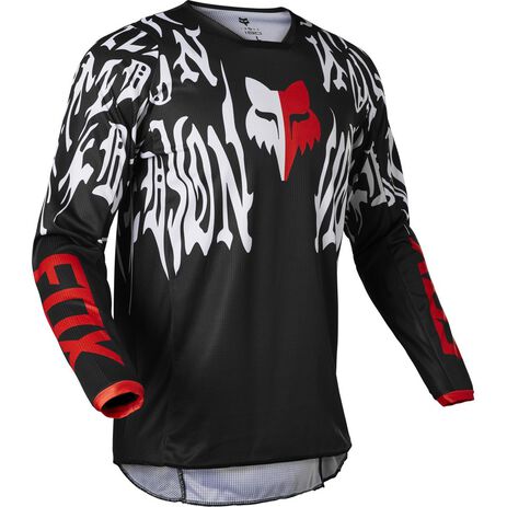 _Maillot Fox 180 Peril Noir/Rouge | 28150-017 | Greenland MX_
