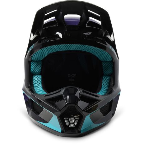 _Fox V2 Vizen Helmet Black/Purple | 29650-166 | Greenland MX_