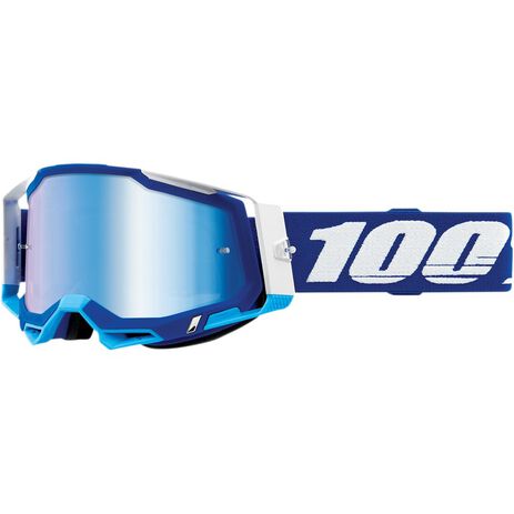 _Gafas 100% Racecraft 2 Blue Lente Espejo | 50010-00002-P | Greenland MX_