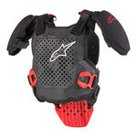 _Alpinestars A-5 V2 Youth Chest Protector Black/Red | 6740224-123-P | Greenland MX_