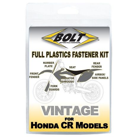 _Kit de Vis Pour les Plastiques Bolt Honda CR 125 R 93-97 CR 250 R 92-96 | BT-HON-9297104 | Greenland MX_