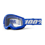_100% Strata 2 M2 Youth Goggles Clear Lens Blue | 50031-00008-P | Greenland MX_