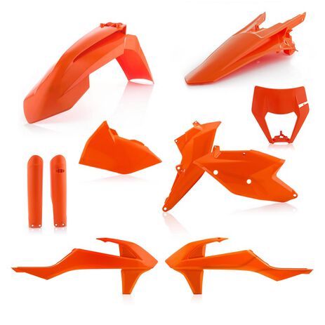 _Full Kit Plásticos Acerbis KTM EXC/EXC-F 17-19 Naranja 16 | 0022371.011.016-P | Greenland MX_