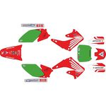 _Kit Adhesivos Completo Honda CR 125/250 R 02-03 Rojo/Verde | SK-CR12250203HRV-P | Greenland MX_