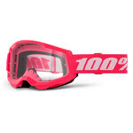 _100% Strata 2 M2 Goggles Clear Lens Pink | 50027-00017-P | Greenland MX_