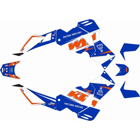_KTM Adventure 950 03-06 Full Sticker Kit Blue Edition | SK-KTM950ADVBLU-P | Greenland MX_