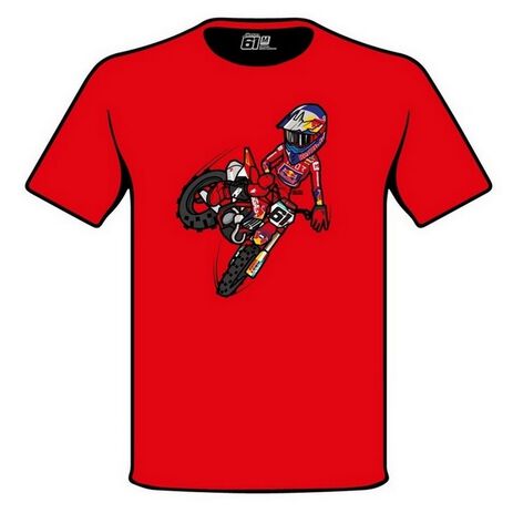 _Camiseta Oficial Infantil JP61 Bee Gee Rojo | JP61-50YRD-P | Greenland MX_