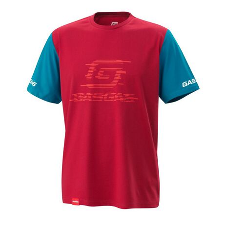 _Camiseta Gas Gas Fast Rojo/Azul | 3GG230032801-P | Greenland MX_