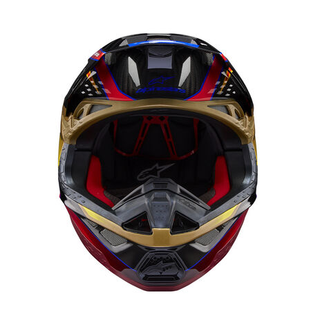 _Alpinestars Supertech M10 Era Helmet Gold/Red | 8301123-5938-P | Greenland MX_