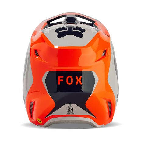 _Casco Fox V1 Nitro Naranja Fluor | 31370-824-P | Greenland MX_