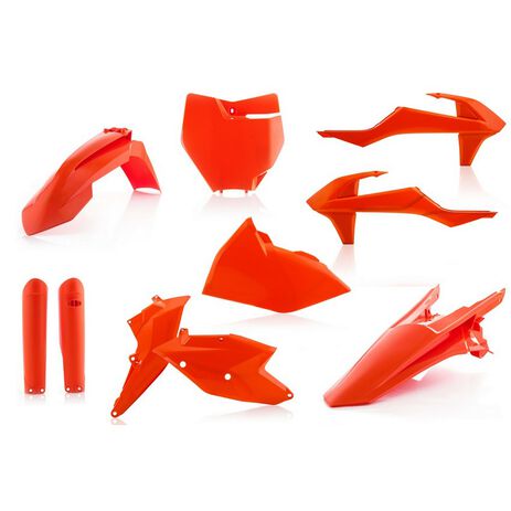 _Full Kit Plásticos Acerbis KTM SX 125/150 16-18 SX 250 17-18 SX-F 16-18 Naranja 16 | 0021741.011.016-P | Greenland MX_