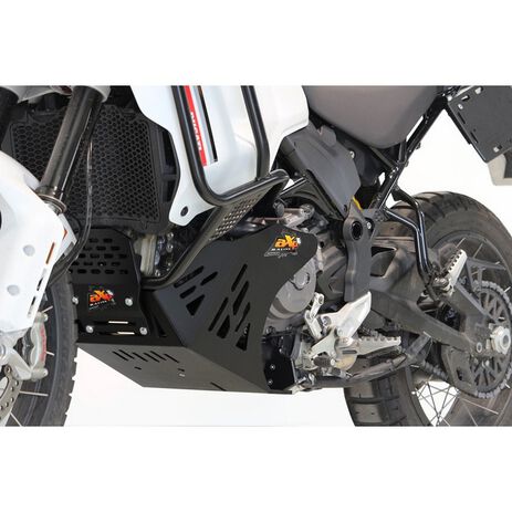_Cubrecárter AXP Racing Ducati Desert X 22-23/para Defensas Motor Hepco & Beckern Negro | AX1689 | Greenland MX_