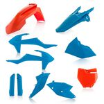 _Full Kit Plásticos Acerbis KTM SX 125/150 16-18 SX 250 17-18 SX-F 16-18 Naranja/Azul | 0021741.204-P | Greenland MX_