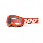 _Gafas Infantiles 100% Strata 2 Lente Transparente Naranja/Blanco | 50031-00005-P | Greenland MX_