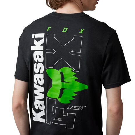 _Camiseta Fox X Kawasaki II Negro | 30529-001-P | Greenland MX_