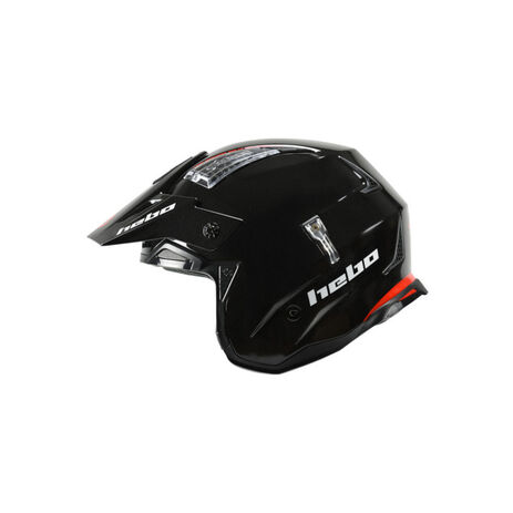 _Hebo Zone 4 Monocolor Helmet Black | HC1030NL-P | Greenland MX_