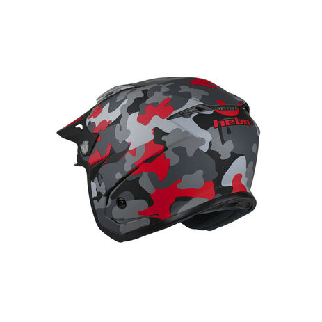 _Hebo Zone 5 AV Camo Helmet Red | HC1121RL-P | Greenland MX_