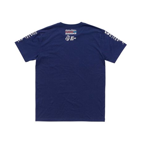 _Camiseta Infantil Gas Gas Troy Lee Designs Team Azul Marino | 3GG240070707-P | Greenland MX_