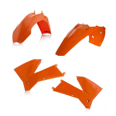 _Kit Plastiques Acerbis KTM EXC 125/200/250/300 05-07 EXC-F 250/400 05-07 Orange | 0008193.010 | Greenland MX_
