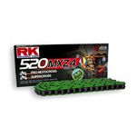 _Cadena RK 520 MXZ4 Super Reforzada 120 Pasos Verde | TC-RKMXZ4G-P | Greenland MX_