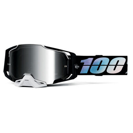 _Gafas 100% Armega Lente Espejo Negro/Plata | 50005-000-19-P | Greenland MX_