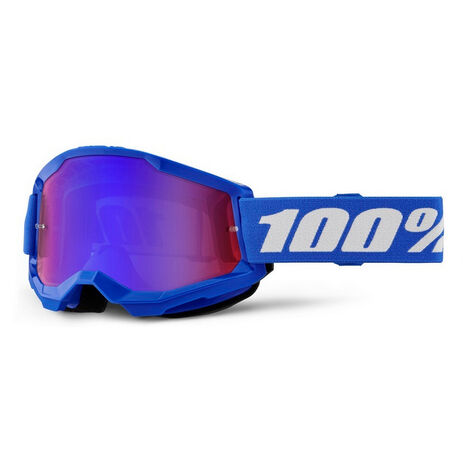 _Masque 100% Strata 2 M2 Écran Miror Bleu | 50028-00014-P | Greenland MX_