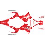 _Kit Adhesivos Completo Yamaha WR 250 F 98-02 Rojo | SK-YWR250F9802RD-P | Greenland MX_