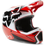 _Fox V1 Leed Helmet Fluo Red | 29657-110 | Greenland MX_
