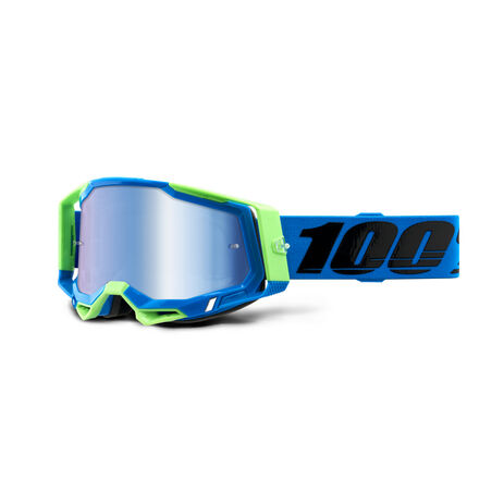 Gafas 100% Racecraft 2 Lente Espejo Azul | Motocross, Enduro, Trail, Trial  | GreenlandMX