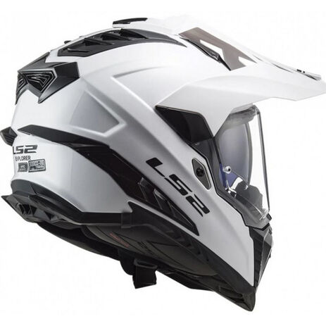 _LS2 MX701 Explorer Solid Helmet White | 467011002XS-P | Greenland MX_