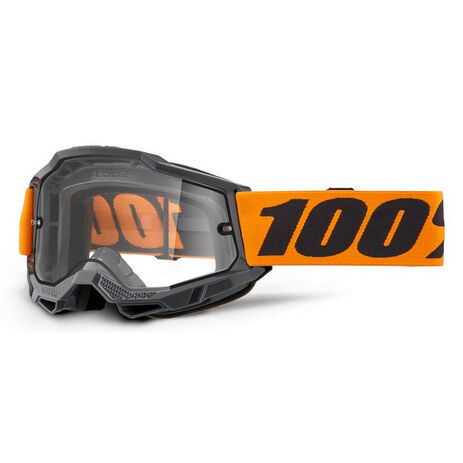 _100% Accuri 2 Enduro M2 Goggles Clear Lens Orange | 50015-00009-P | Greenland MX_