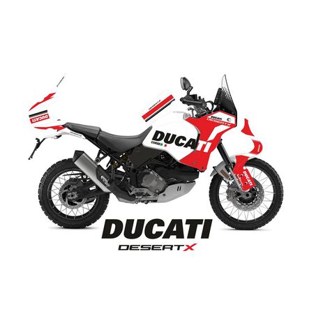 _Kit Adhesivos Completo Ducati DesertX 22-23 Corse Edition Rojo/Blanco/Negro | SK-DUDESX22CO-P | Greenland MX_