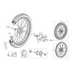 _Front Wheel | GGT28R15-14 | Greenland MX_