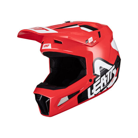 _Casco Infantil con Gafas Leatt Moto 3.5 V24 Rojo | LB1024060680-P | Greenland MX_