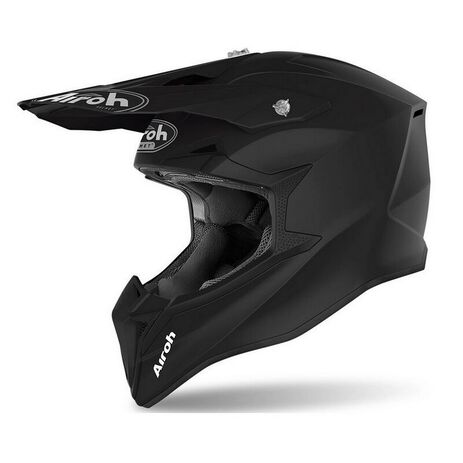 _Casco Infantil Airoh Wraap Negro Mate | WR11Y-P | Greenland MX_