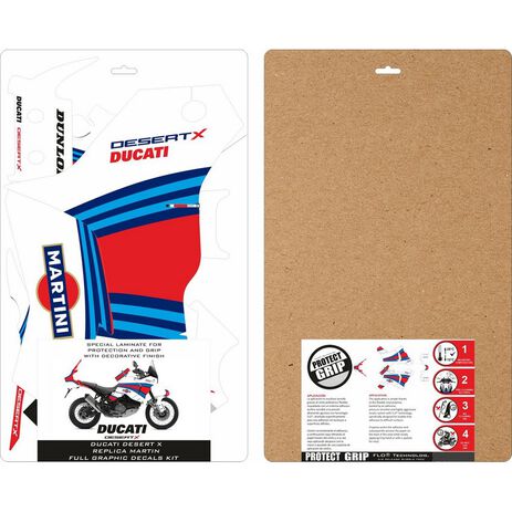_Ducati DesertX 22-23 Full Sticker Kit Martini Edition | SK-DUDESX22MAR-P | Greenland MX_
