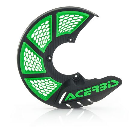 _Acerbis X-Brake 2.0 Vented Front Disc Protector Black/Green | 0021846.325-P | Greenland MX_