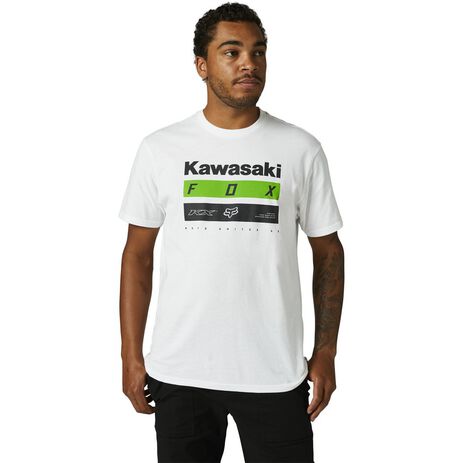 _T-shirt Fox Kawasaki Stripes Premium | 29006-190 | Greenland MX_