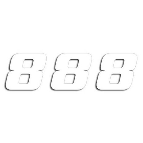_Numbers White # 8 (20 x 25 cm) | 5049-10-8 | Greenland MX_