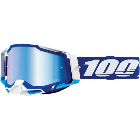 _100% Goggles Racecraft 2 Blue Mirror Lens | 50010-00002-P | Greenland MX_