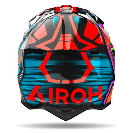 _Airoh Wraap Cyber Gloss Helmet | WRC32-P | Greenland MX_