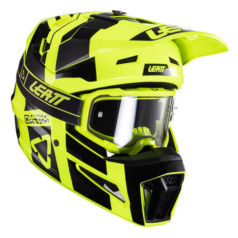 _Leatt Moto 3.5 V24 Helmet with Goggles Yellow  | LB1024060420-P | Greenland MX_