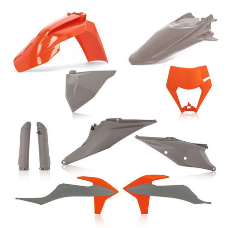 _Full Kit Plásticos Acerbis KTM EXC/EXC F 20-.. Naranja/Gris | 0024054.799-P | Greenland MX_